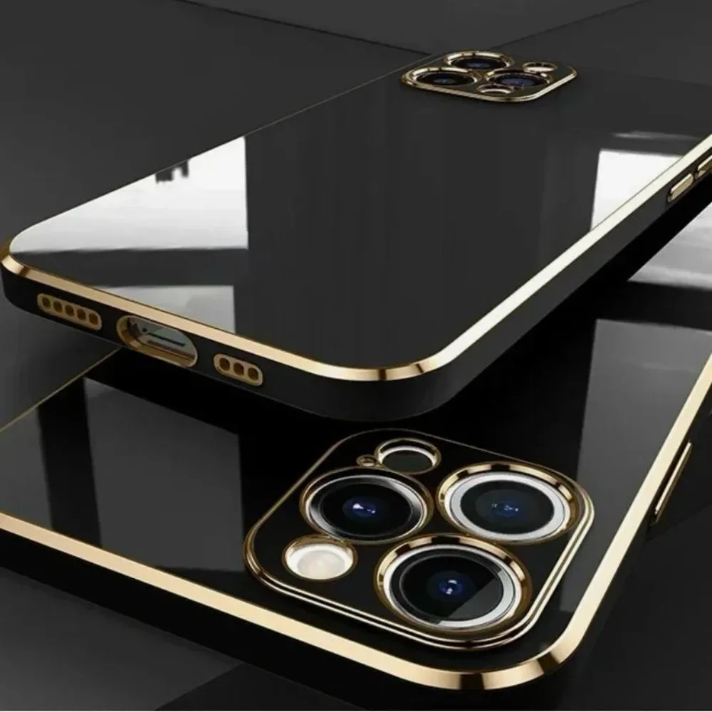 Black and Gold I Phone Case